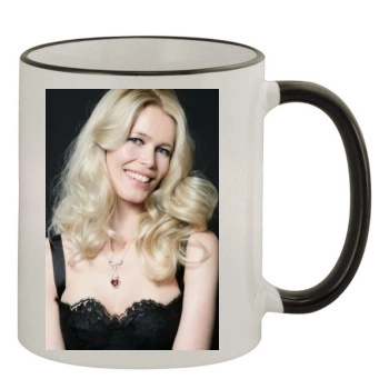 Claudia Schiffer 11oz Colored Rim & Handle Mug