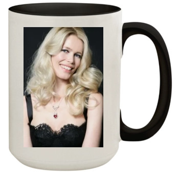 Claudia Schiffer 15oz Colored Inner & Handle Mug