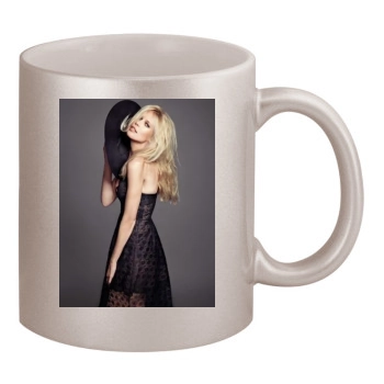 Claudia Schiffer 11oz Metallic Silver Mug