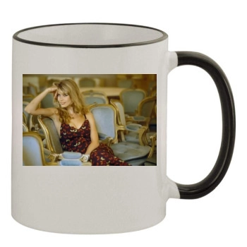 Claudia Schiffer 11oz Colored Rim & Handle Mug