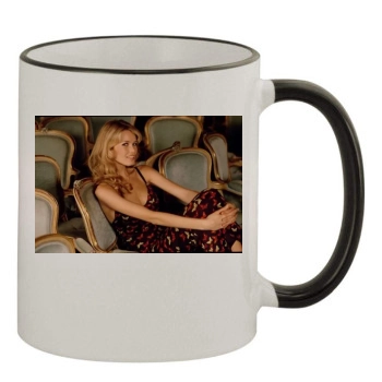 Claudia Schiffer 11oz Colored Rim & Handle Mug