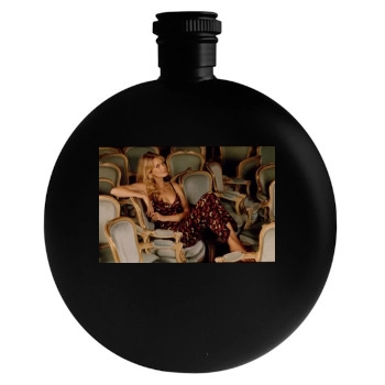 Claudia Schiffer Round Flask