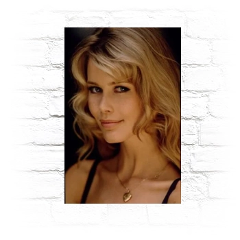 Claudia Schiffer Metal Wall Art