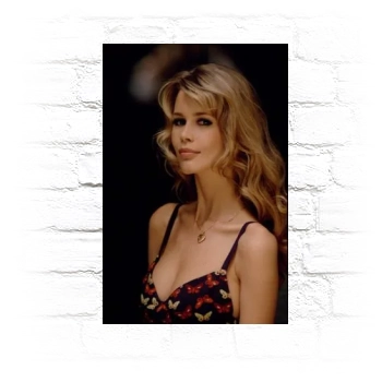 Claudia Schiffer Metal Wall Art