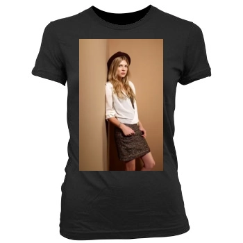 Clemence Poesy Women's Junior Cut Crewneck T-Shirt