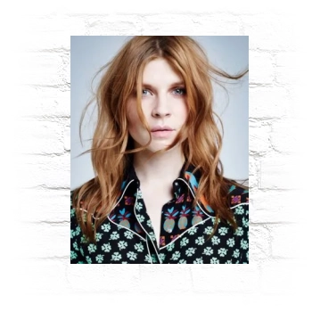 Clemence Poesy Metal Wall Art