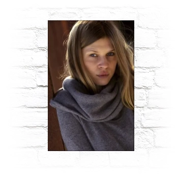 Clemence Poesy Metal Wall Art