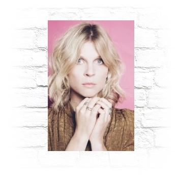 Clemence Poesy Metal Wall Art