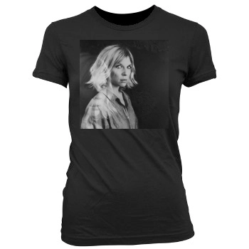 Clemence Poesy Women's Junior Cut Crewneck T-Shirt