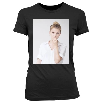 Clemence Poesy Women's Junior Cut Crewneck T-Shirt