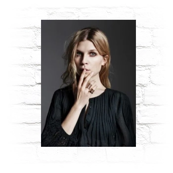 Clemence Poesy Metal Wall Art