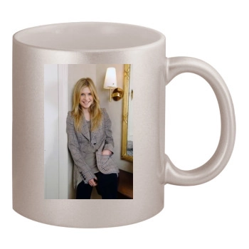 Clemence Poesy 11oz Metallic Silver Mug