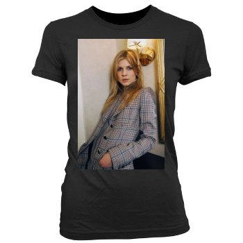 Clemence Poesy Women's Junior Cut Crewneck T-Shirt