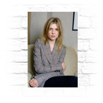 Clemence Poesy Metal Wall Art