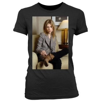 Clemence Poesy Women's Junior Cut Crewneck T-Shirt