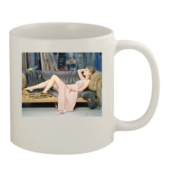 Clemence Poesy 11oz White Mug