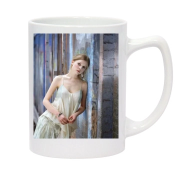 Clemence Poesy 14oz White Statesman Mug