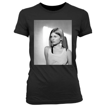 Clemence Poesy Women's Junior Cut Crewneck T-Shirt