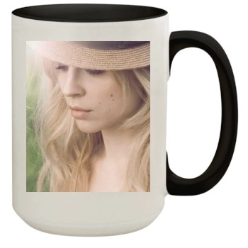 Clemence Poesy 15oz Colored Inner & Handle Mug