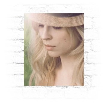 Clemence Poesy Metal Wall Art