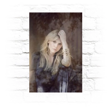 Clemence Poesy Metal Wall Art