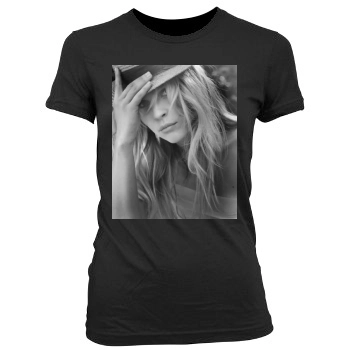 Clemence Poesy Women's Junior Cut Crewneck T-Shirt