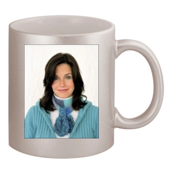 Courteney Cox 11oz Metallic Silver Mug