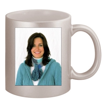 Courteney Cox 11oz Metallic Silver Mug