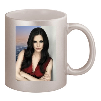 Courteney Cox 11oz Metallic Silver Mug