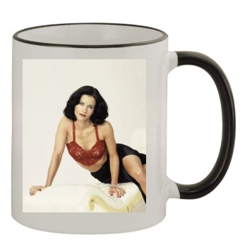 Courteney Cox 11oz Colored Rim & Handle Mug