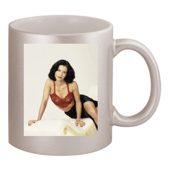 Courteney Cox 11oz Metallic Silver Mug