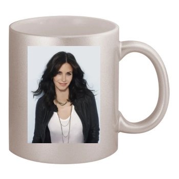 Courteney Cox 11oz Metallic Silver Mug