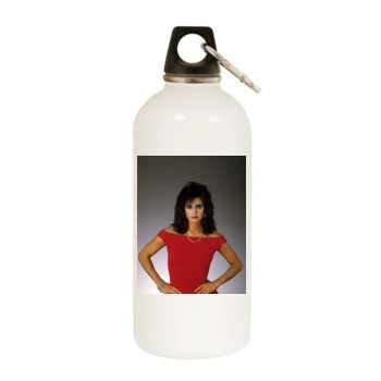 Courteney Cox White Water Bottle With Carabiner