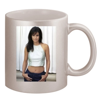 Courteney Cox 11oz Metallic Silver Mug