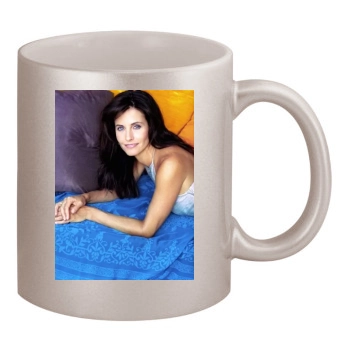 Courteney Cox 11oz Metallic Silver Mug