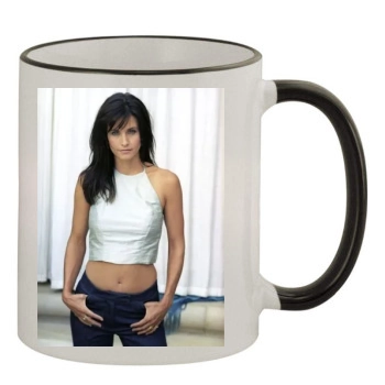 Courteney Cox 11oz Colored Rim & Handle Mug