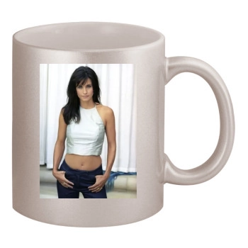 Courteney Cox 11oz Metallic Silver Mug