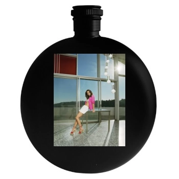 Courteney Cox Round Flask