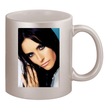 Courteney Cox 11oz Metallic Silver Mug