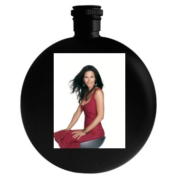 Courteney Cox Round Flask