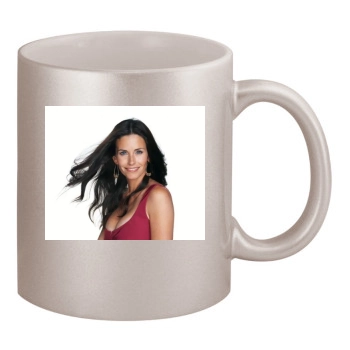 Courteney Cox 11oz Metallic Silver Mug