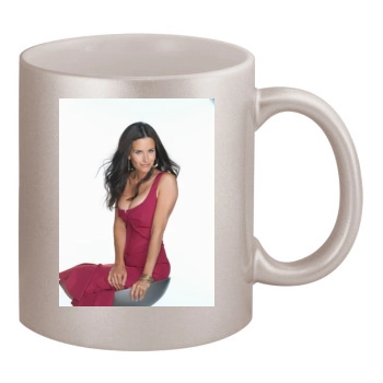 Courteney Cox 11oz Metallic Silver Mug