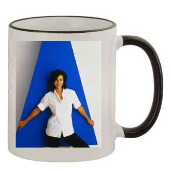 Courteney Cox 11oz Colored Rim & Handle Mug