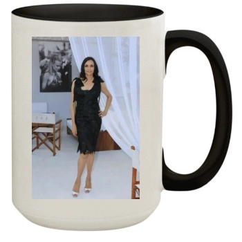 Famke Janssen 15oz Colored Inner & Handle Mug