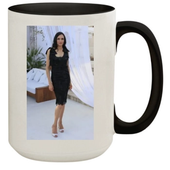 Famke Janssen 15oz Colored Inner & Handle Mug