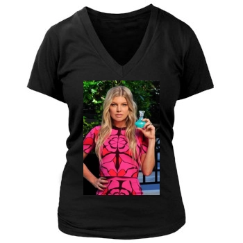 Fergie Women's Deep V-Neck TShirt