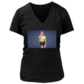 Fergie Women's Deep V-Neck TShirt