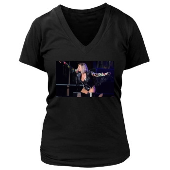 Fergie Women's Deep V-Neck TShirt