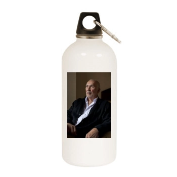 Frank Langella White Water Bottle With Carabiner