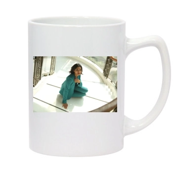 Freida Pinto 14oz White Statesman Mug